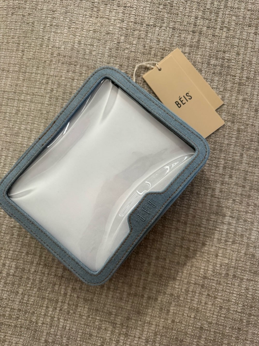 Gap x BÉIS Passport & Luggage Tag Set in Denim Blue, NWT